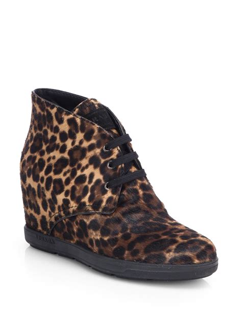 prada leopard print sneakers